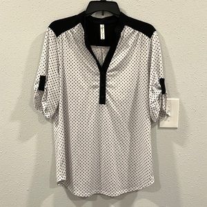 PerSeption Concept polka dotted blouse